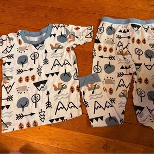 Cozy Forest Adventure Kids Pajama Set